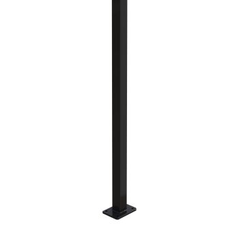 Six Star – Post With Base 1300mm – Black