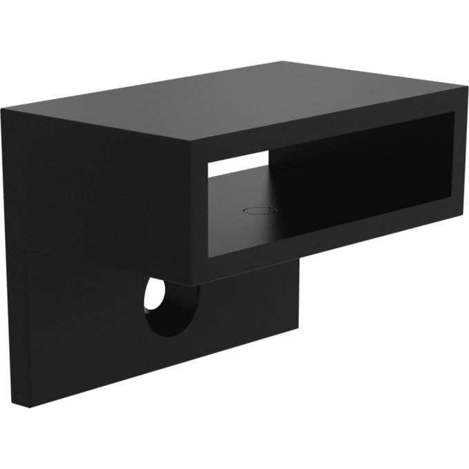 Handrail Fitting – 50mm x 10mm Wall Plate – Black