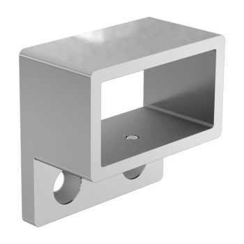 Handrail Fitting – 50mm x 25mm Wall Plate – Polished