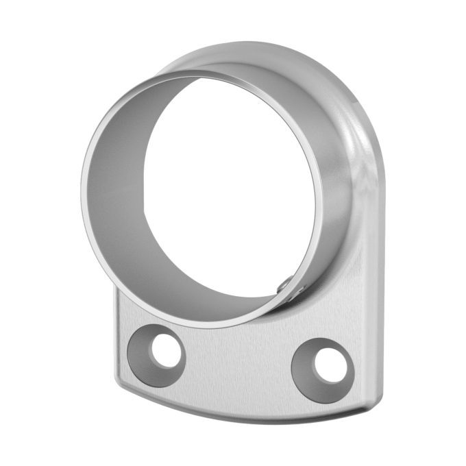 Handrail Fitting – 38mm Dia Wall Plate – Satin