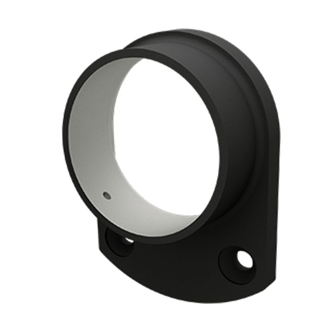 Handrail Fitting – 50mm Dia Wall Plate – Black